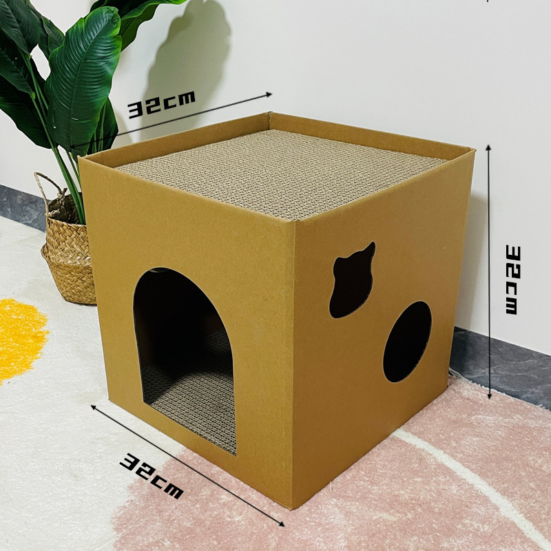 Panier pour chat en carton 32 cm