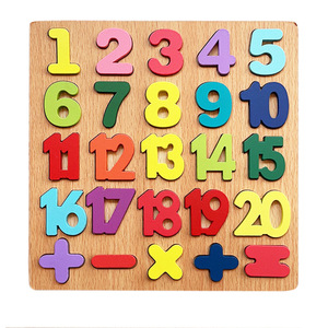 子供のための就学前学習玩具ABCレター & ナンバー幼児のための木製アルファベットパズルボード玩具123歳 - Product Image 4