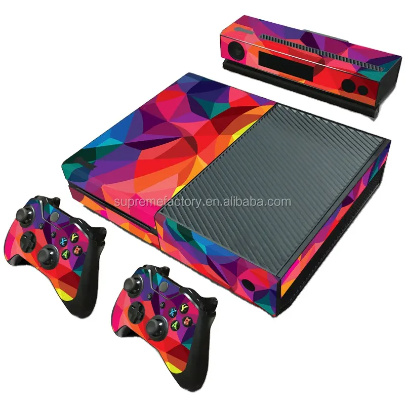 Factory price OEM acceptable Kaleidoscope v2 Pattern Decal Skin Sticker Vinyl Sticker for Xbox One