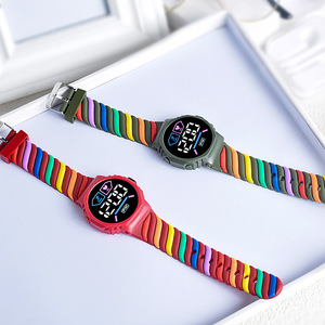 New Trendy F17 Silicone Band Waterproof Touch Screen Electronic <strong>Watch</strong> Boy Girl Led Digital Display Sport <strong>Watch</strong>