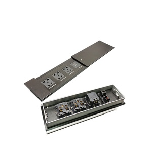 Enchufe deslizante Universal multifuncional, toma de corriente de escritorio con USB - Product Image 1
