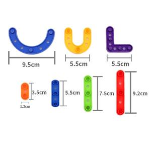 Khối Gạch Thanh Nhựa Chất Lượng Tốt Giá Rẻ Đồ Chơi Sáng Tạo Đồ Chơi Để Bàn Bằng Nhựa Cho Trẻ Em - Product Image 6