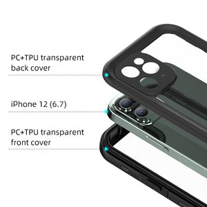 IPhone12 Pro max su geçirmez kılıf için mevcut küçük kabuk şeffaf her şey dahil kabuk - Product Image 3