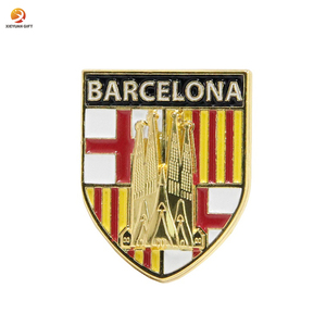 Groothandel Custom Harde Emaille Pin Badge Souvenir Zilver Goud Metalen Revers Pin - Product Image 3