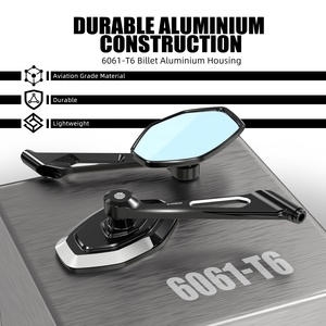 Nicecnc Bộ Gương Chiếu Hậu Lồi nâng cấp cho Harley Softail Street Bob Fxbbs Low Rider St Street Glide Sportster 883 1200 - Product Image 3