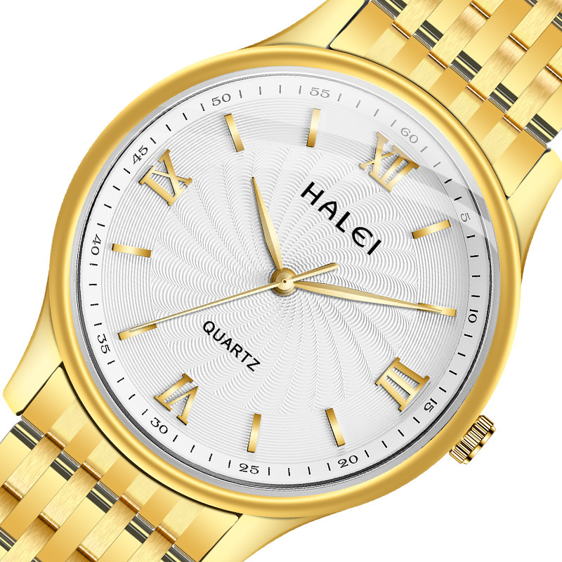 Gold and White