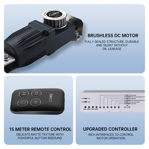 CMD-150BT Tuya Control Silent Anti-Pinch Wohn Glastür Schiebe motor Automatische Tür Schiebe öffner Mit <span class=keywords><strong>Sensor</strong></span> - Product Image 2