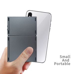 Mini Wireless <strong>Keyboard</strong> Portable Foldable <strong>Keyboard</strong> B033 Rechargeable Touchpad Multimedia <strong>Keyboard</strong> for Tablet Ipad Desktop Phone - Product Image 2