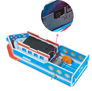 DIY船模材料套装建筑套件3D组装桨蒸笼创意教学科学实验玩具 - Product Image 4