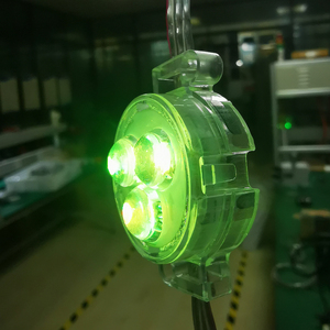 Индивидуальная адресация 30 мм RGB пиксельный светодиодный точечный модуль света с прозрачными линзами UCS1903 WS2811 - Product Image 4