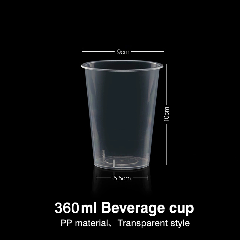 360ml transparent cup
