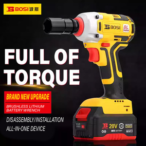 Bosi không chổi than cờ lê điện lithium sạc cờ lê, tác động Xe Sửa chữa chân tay khung thợ mộc ổ cắm không khí pháo bán buôn - Product Image 2