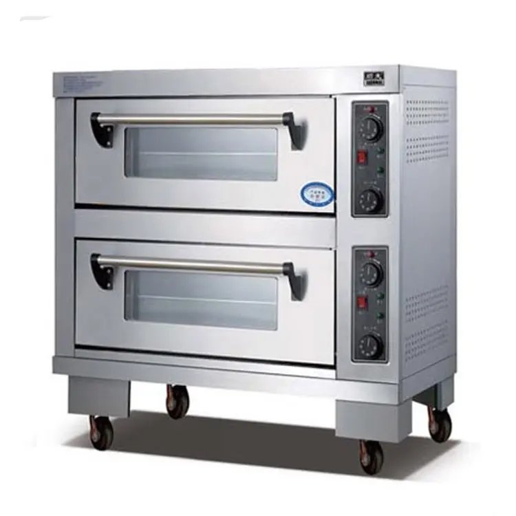 Profesional equipo de panadería K343 comercial eléctrica móvil automática de Pizza horno para Pizza utilizado