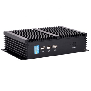 OEM Linux Win10 OSインダストリアルエッジコンピューティングミニPCボックスコンピュータ128G SSD VGA RS232ファンレスインダストリアルミニPCデスクトップ - Product Image 3