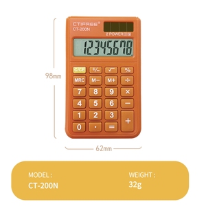 Mini calculadora Digital de escritorio con pantalla LCD de 8 dígitos, tamaño de bolsillo, suministros escolares para oficina y negocios - Product Image 2