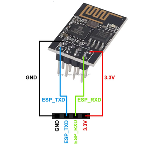 Jingmaoyuan Hot Sell ESP-01 ESP-01S WIFI Wireless Transceiver Empfänger modul ESP8266 Serial Port ESP01 ESP01S - Product Image 4