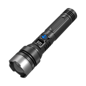 ไฟฉาย LED สีขาวแรงสูงไฟฉายยุทธวิธีระยะทางไกล1000เมตรแฟลชประเภท C ชาร์จได้สำหรับไฟส่องสว่างกลางแจ้ง - Product Image 1
