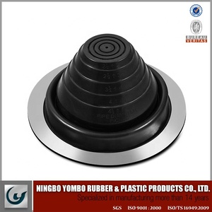 標準高温カスタマイズ防水正方形EPDMゴム屋根パイプ点滅 - Product Image 3