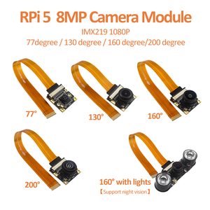 Raspberry Pi 5 8MP modulo fotocamera 1080P CSI porta IMX219 fotocamera 77/130/160/200 gradi Non di visione notturna per Rpi 5 - Product Image 2
