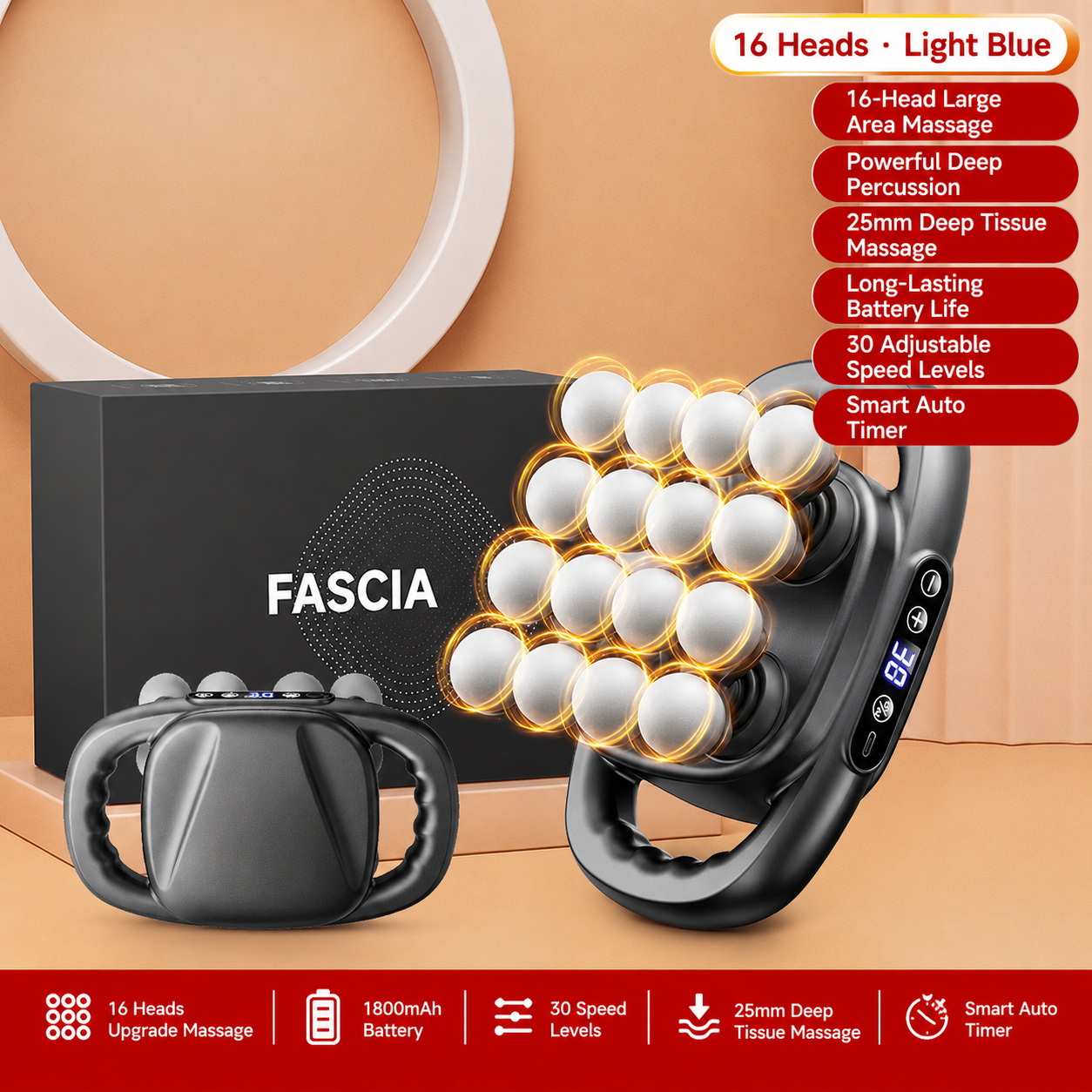 Grigio S7-16 teste 11,1V 1800mAh 5C batteria al litio