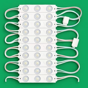 โมดูลไฟแบล็คไลท์แรงดันไฟฟ้าสูง LED 110V 220V 2.5W AC 3โมดูล LED พร้อมเลนส์สำหรับสัญญาณตัวอักษร