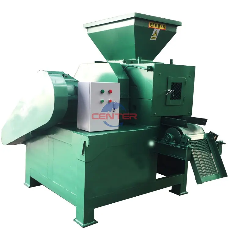 Professional 360 Double-Roll Hydraulic Barbecue Charcoal Briquette Compacting Machine Wood Sawdust Press Machine