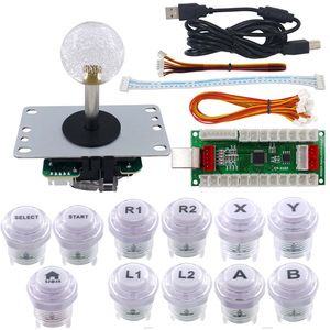 SJ @ JX аркадная игра DIY Kit Нулевая задержка PS USB энкодер механический переключатель клавиатуры ПК андроид аркадный джойстик контроллер - Product Image 3