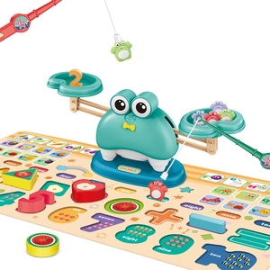 ITTL Fun STEM tarjetas de conteo balanza niños desarrollo matemáticas juguete creativo educativo - Product Image 1