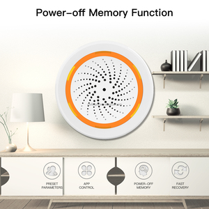 RTS-Sistema de seguridad inteligente para el hogar, sensor de sirena inteligente, sonido de 90dB, alarma de luz, vida inteligente, Tuya, WiFi, equipo eléctrico audible - Product Image 4