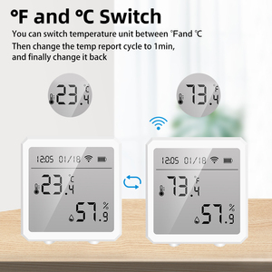 Sensor de temperatura y humedad inteligente Tuya ZigBee, higrómetro interior con Wifi, a la venta - Product Image 5