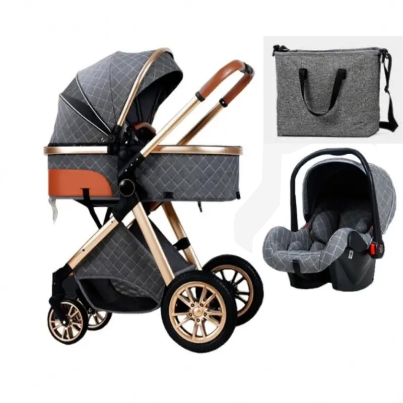 Gris avec siège auto