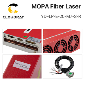 Cloudray AM35 3D动态颜色主振荡功率放大 (Mopa光纤JPT激光打标机M7 20W红点激光源