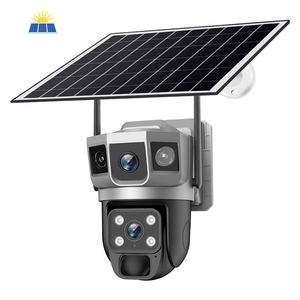 V380 4MP Exterior Solar Wifi Cámara DE SEGURIDAD Lente Dual 3 Pantalla Cámara de red Visión nocturna Sensor CMOS Almacenamiento de datos en la nube - Product Image 3