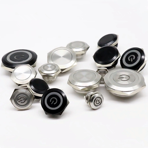 Stile corto 12MM/16MM/19MM/22MM/25MM/30MM/Touch pulsante tattile impermeabile uno due tre quattro colori interruttore a pulsante Led - Product Image 2