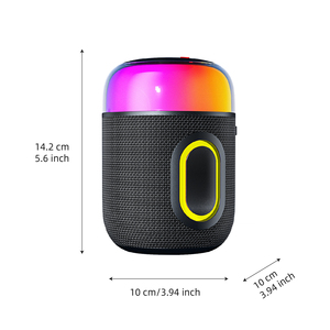 Nova Chegada portátil bluetooth impermeável bluetooth teto speaker com amplificador copos com palha RGB levou efeito