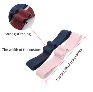 Correas de gancho y bucle elásticas de calidad personalizada Bridas para cables flexibles con correas para libros - Product Image 4