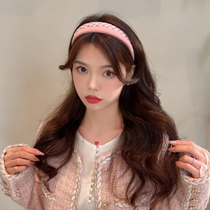 2025 Phụ nữ mùa hè ép tóc thẻ cao cranial Top tóc bó tươi bọt biển màu kích thước nhỏ ban nhạc có thể giặt tóc - Product Image 3