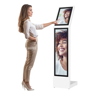 2 In 1 ampio schermo Touch chiosco Bar allungato piano interno In piedi verticale informazioni interattive Digital Signage Totem LCD - Product Image 1