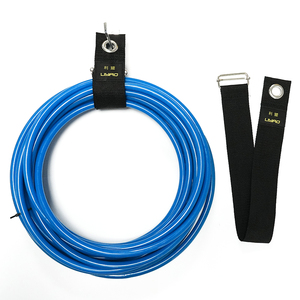 Correas de sujeción de gancho y bucle de ojal negro autoadhesivas elásticas de alta calidad reutilizables para uso multiusos - Product Image 1