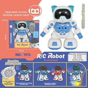 Mini Intelligente Programmierung Smart RC Roboter ABS Elektrische Kunststoff-Funks teuerung Spielzeug Licht funktion Lernspiel zeug für Kinder Geschenk