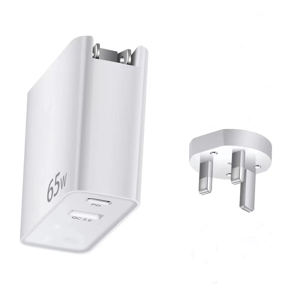 65W 1A1C US Plug + UK Plug