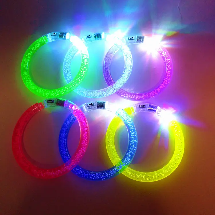 Nicro Personalizar Vários Tipos Concerto Atmosfera Prop Neon Party Supplies Colorido Led Luminosa Fluorescente Pulseira