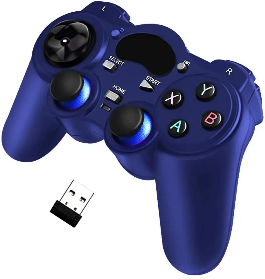 USB 2.4G Wireless Gaming Controller Gamepad für Playstation 3/Laptop-Computer (Windows XP / 7/8 / 10) & PC & Android & Dampf
