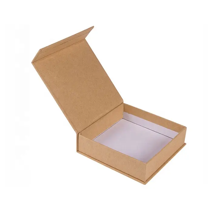 Hot Customized Cardboard Kraft Paper Postcard Gift Packing Box