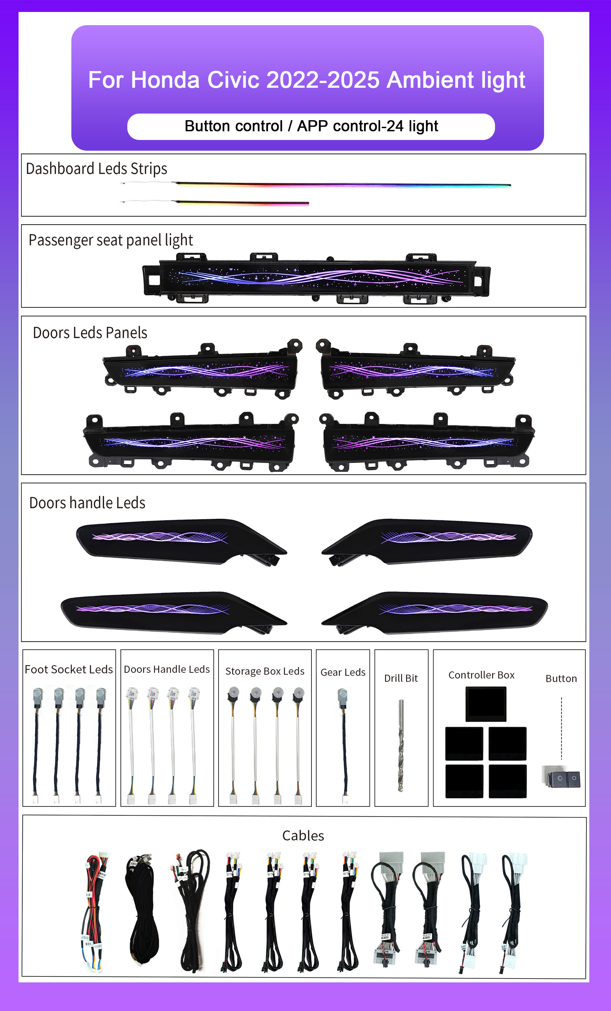 Ribbon style 24in1
