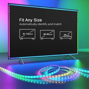 Tcwin RGBIC with Alexa Google LED TVバックライトWi-fi同期ボックスRGB Tvs PC 90 Tv 85インチライトストリングLedアプリコントロール - Product Image 2