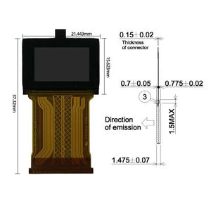 0,71 дюймов Hd разрешение 1920*1080 ooled Lcd дисплей Lvds интерфейс микро гарнитура инструмент экран дисплей завод по производству - Product Image 4