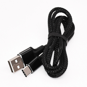厂家批发现货低价编织鱼网USB A至C型快速充电数据线三星小米安卓C型 - Product Image 2