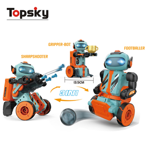 Intelligent 3-in-1 STEM Model <strong>Robot</strong> Puzzle Construction New Design Remote Control DIY Toys for Kids Boxed Sets - Product Image 1