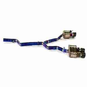 High Performance Exhaust System for BMW Z4 2.0L 2.5L 3.0L 2009-2016 <strong>Valved</strong> Muffler Remote Control Catback Exhaust <strong>Tips</strong> - Product Image 1